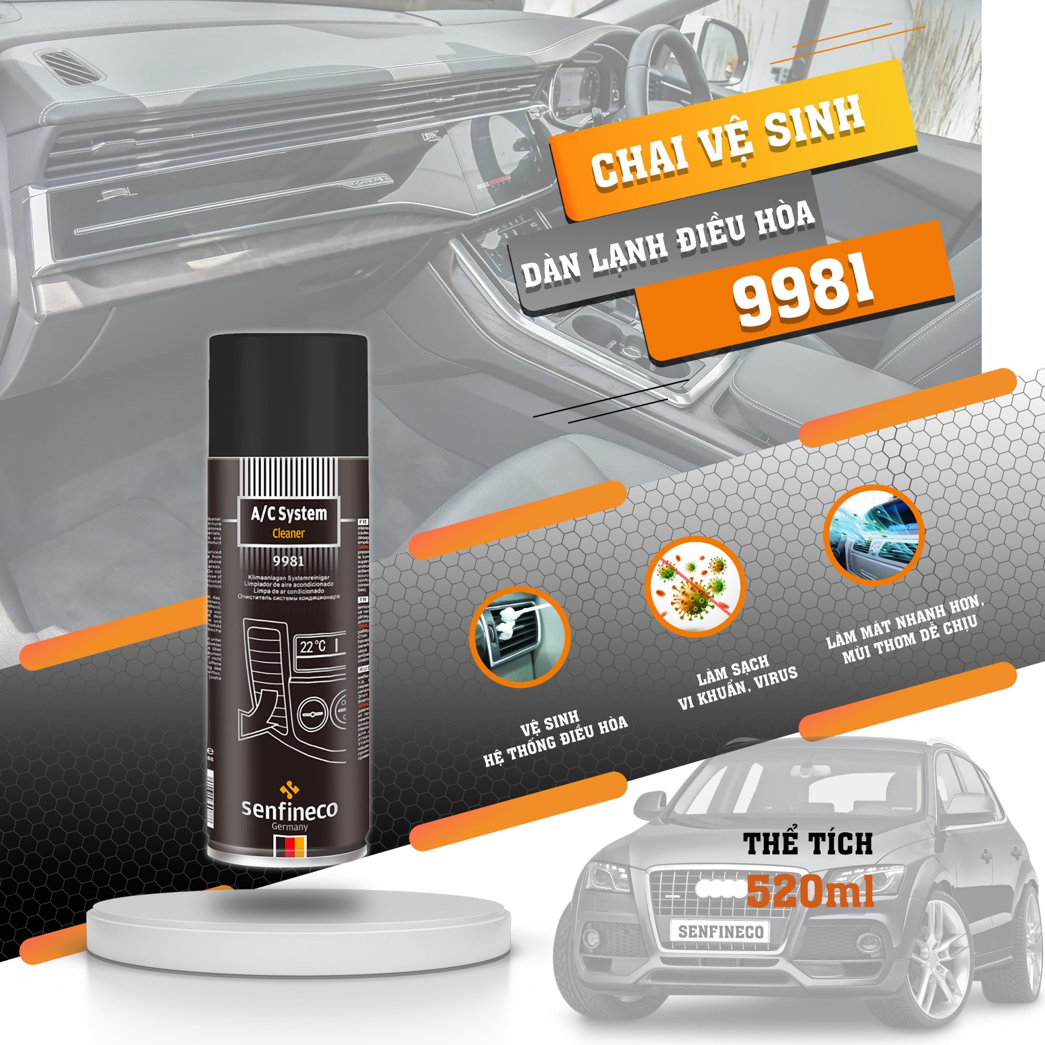 Vệ sinh dàn lạnh điều hòa Senfineco 9981